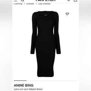 Lora cut-out ribbed dress
Annie Bing